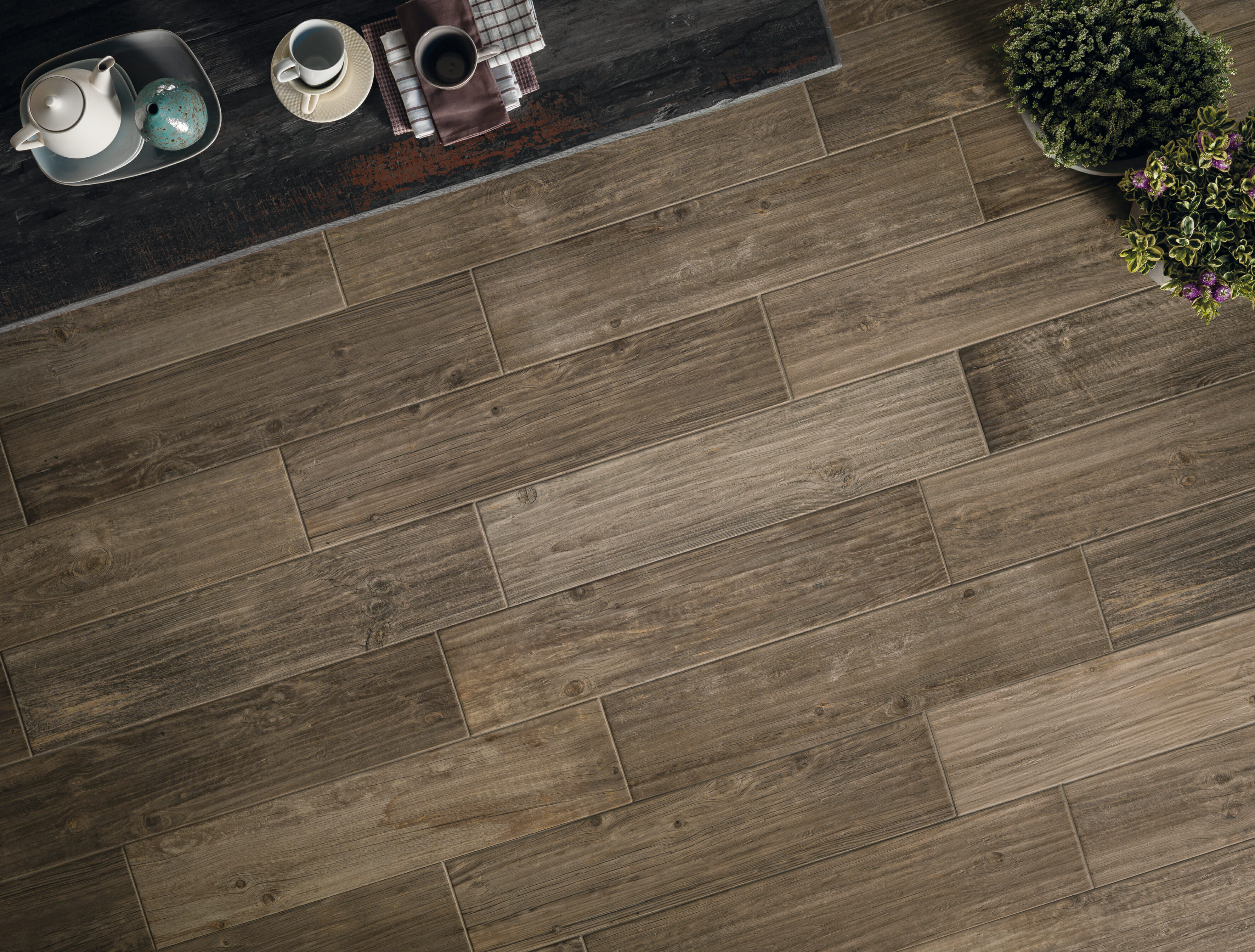 wood effect porcelain tiles